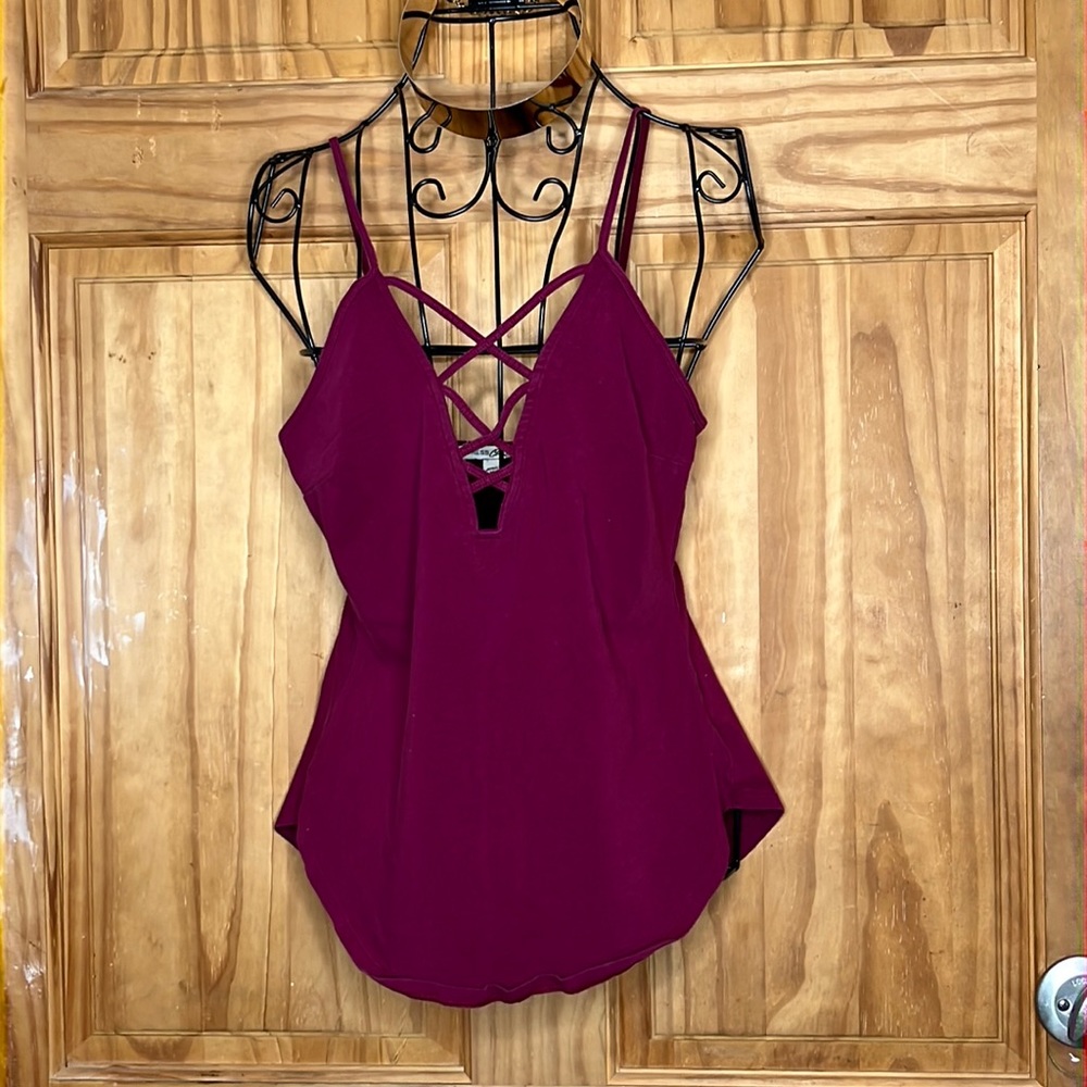 Criss-Cross Tunic Cami